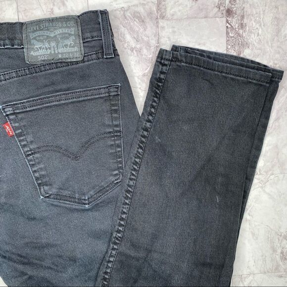 LEVI’S Black Mid-Rise Skinny Denim Jeans - Size 32 - Picture 5 of 10